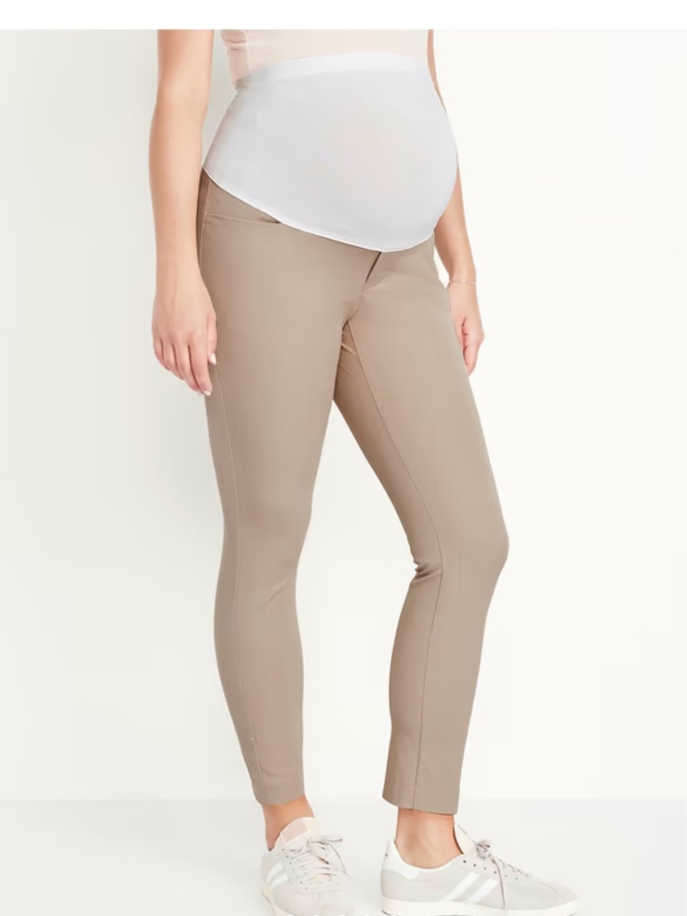Old Navy Maternity Slim Ankle Pants - Taupe